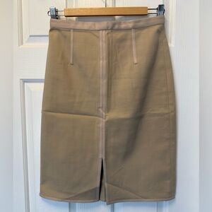 Club Monaco Beige Pencil Skirt
